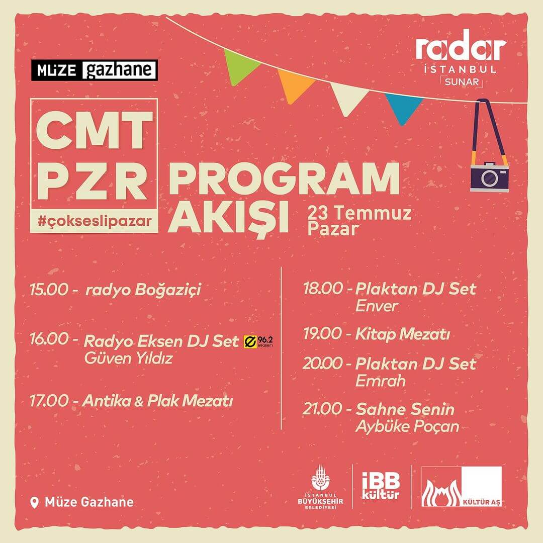 Müze Gazhane - CMTPZR, Pazar